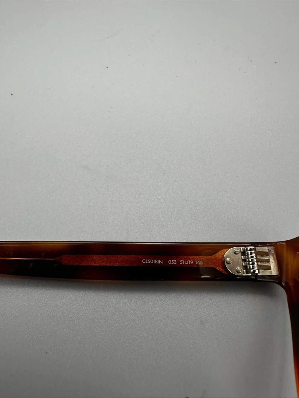 Celine CL5018IN 053 Dark Havana Tortoise Shell Square Eyeglass Frames 51-19-145